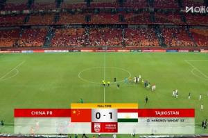 国足遭遇塔吉克1-0败北：热身赛三连挫重现卡马乔时期；阵脚不稳，失误频出，红牌警示